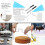 33Pcs Kitchen Cake Decorating Turntable Rotating 7