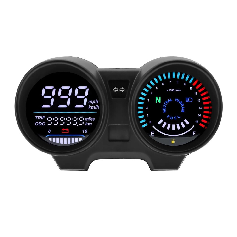 Motorcycle Odometer Led Rpm Meter Speedometer Digital Dashboard Panel For Titan 150 Honda Cg150 Fan150 2010-2012 6493810701672
