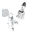 Aluminium motoroliefilterhus 06F115397H til Audi A4 A6 VW Eos 6
