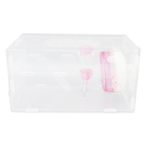 Small Hamster House Acrylic Transparent Silent 1