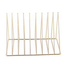 Creative Metal Triangle Iron Desktop Bookshelf