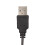 Teclado árabe de 104 teclas, con cable USB, 1,28 m, negro 6