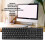 Teclado árabe de 104 teclas, con cable USB, 1,28 m, negro 9