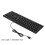 Teclado árabe de 104 teclas, con cable USB, 1,28 m, negro 3