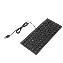 TT-A01 Teclado USB con cable ultrafino de 78 teclas, alemán