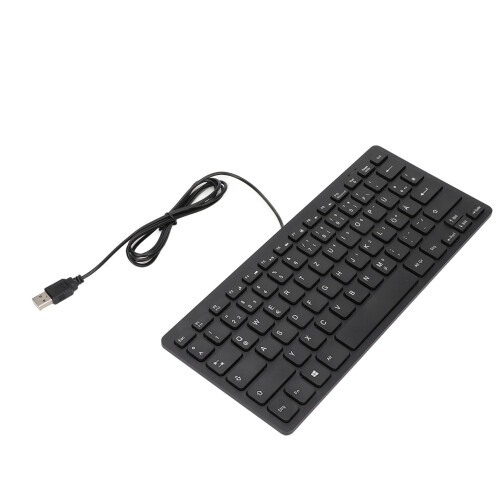 TT-A01 Teclado USB con cable ultrafino de 78 teclas, alemán