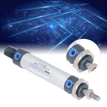 Luftzylinder Pneumatik Mini 20 mm Bohrung Doppeltwirkend 0,1‑0,8 MPa Aluminiumlegierung MAL20 MAL2025 mm/2,5 Zoll Hub