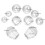 Handmade Aluminium Alloy Bath Bomb Molds Fizzy 8