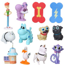 12 Stck. Welpen Hundefreunde Bingo Rolly Skateboards Actionfigur Spielzeug Weihnachtsgeschenk