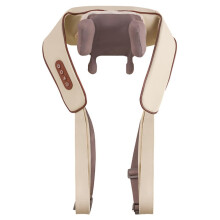 Neck Massager Cordless Electric Shiatsu Cushion with Heat for Neck Shoulder Back Pain Relief, Portable Design