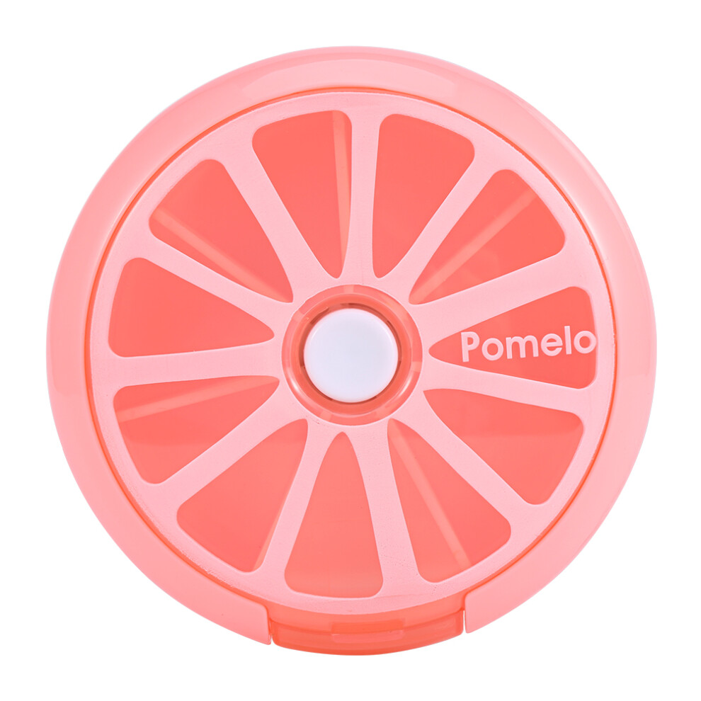Rotatin Pillbox Pill Container Easy to Carry
