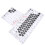 Keyboard Stickers PVC Clear Frosted Pattern 6