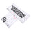 Keyboard Stickers PVC Clear Frosted Pattern 2