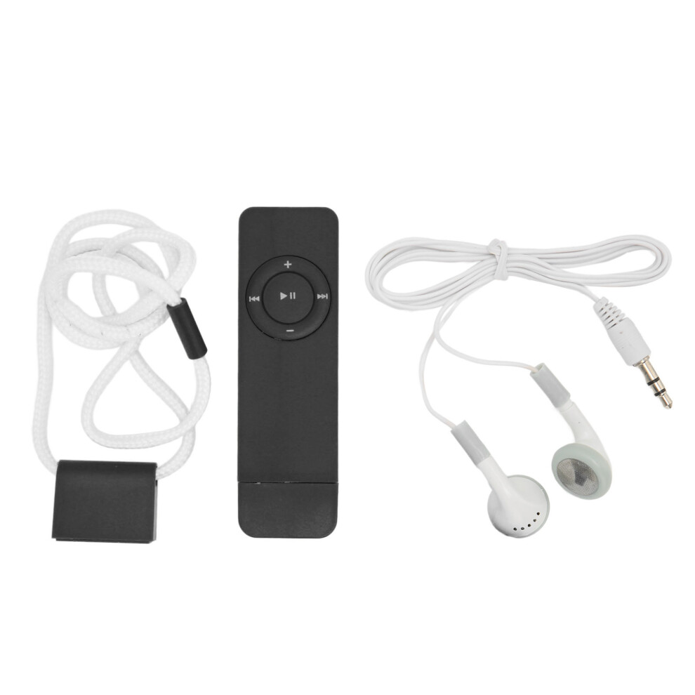 Mp3 Player Lossless Sound Support Up To 64Gb Mini Black 9387669873376