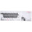 Keyboard Stickers PVC Clear Frosted Pattern 1