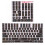 2 Pcs Keyboard Stickers PVC Decorative General 8