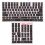 2 Pcs Keyboard Stickers PVC Decorative General 1