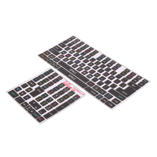 2 Pcs Keyboard Stickers PVC Decorative General 1