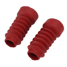 2 piezas de cubiertas antipolvo delanteras para DIO 18/27/28/34/35, rojo