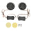 2 Pcs Dome Tweeter 140W Metallic Iron Loudspeaker 8
