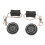 2 Pcs Dome Tweeter 140W Metallic Iron Loudspeaker 2