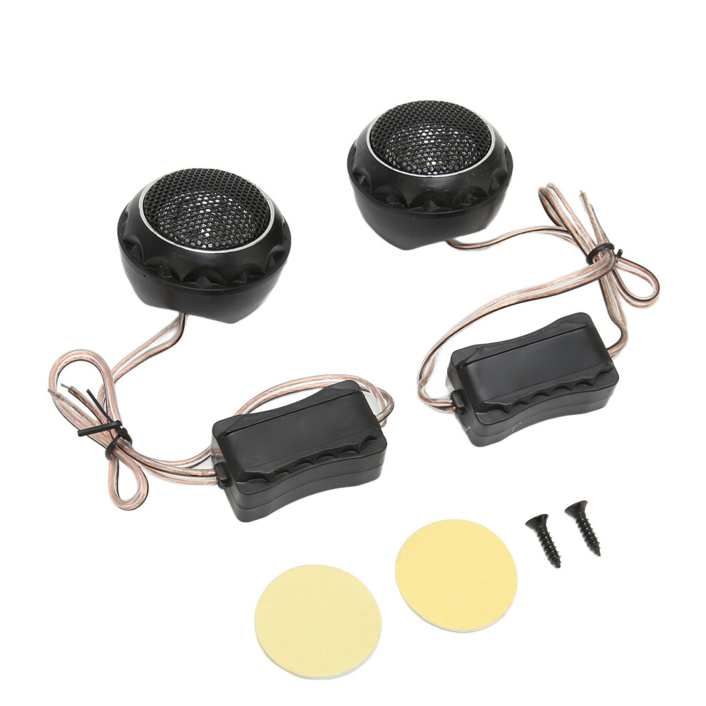 2 Pcs Dome Tweeter 140W Metallic Iron Loudspeaker 9387669873925