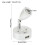 10V-30V RV LED Reading Light 3W Warm White Bedside Lamp, Metallic Silver 13