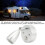 10V-30V RV LED Reading Light 3W Warm White Bedside Lamp, Metallic Silver 4