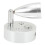 10V-30V RV LED Reading Light 3W Warm White Bedside Lamp, Metallic Silver 11