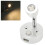 10V-30V RV LED Reading Light 3W Warm White Bedside Lamp, Metallic Silver 1