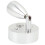 10V-30V RV LED Reading Light 3W Warm White Bedside Lamp, Metallic Silver 10