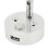 10V-30V RV LED Reading Light 3W Warm White Bedside Lamp, Metallic Silver 8