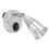 LED RV Reading Light 12V 3W Silver Flexible Interior with Switch 8