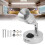 LED RV Reading Light 12V 3W Silver Flexible Interior with Switch 15