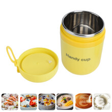 500ml Recipiente aislado para sopa 912.5cm Amarillo fluorescente