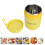 500ml Recipiente aislado para sopa 912.5cm Amarillo fluorescente 1