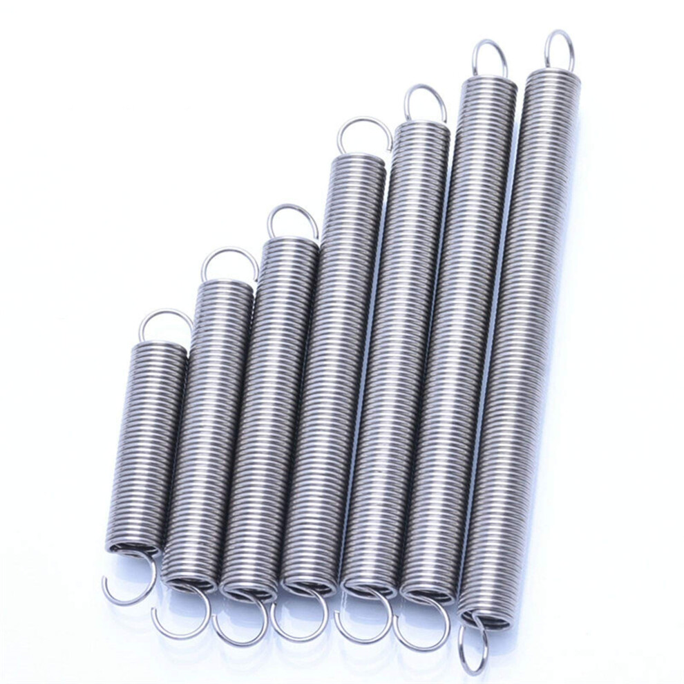 Spring Coil Tension Extension Spring 1.5mm Wire Diameter 15mm Outer Diameter 60mm Length (1 Piece)-image-OPC-PJNXB68-NEW