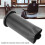 Supporto per asciugacapelli con vassoio nero 9,2 cm 4,7 cm 12