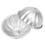 2Pcs Handmade Aluminium Alloy Bath Bomb Molds 2
