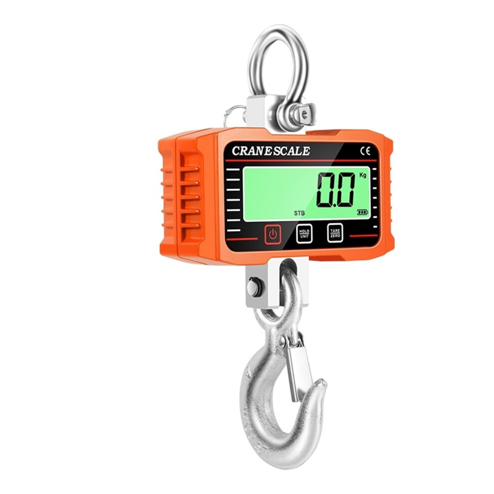 500 To 2000Kg Digital Hanging Scale Heavy Duty Aluminum Crane Scale With Lcd Backlight Remote Control For Construction And Farm 6482260689531