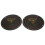 2Pcs Car Loudspeaker Reduced Distortion Clear 2