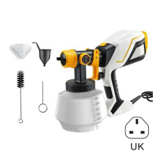 (UK Plug) Paint Sprayers for Home Use High Power Electric Spray Paint Machine for Fence