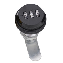 20mm Zinc Alloy 3-Dial Cam Lock for Dressers Lockers Letter Boxes