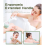 Cepillo corporal eléctrico Cepillo de baño automático Recargable por USB, B 5