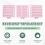 Haftnotiz-Schablone, kompatibel mit Post Notes, Pink 5