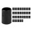 74-Packs Wire Shelf Clips Wire Shelving Shelf Lock Clips compatible 1" Post- Shelving Sleeves Replac 1