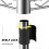 74-Packs Wire Shelf Clips Wire Shelving Shelf Lock Clips compatible 1" Post- Shelving Sleeves Replac 8