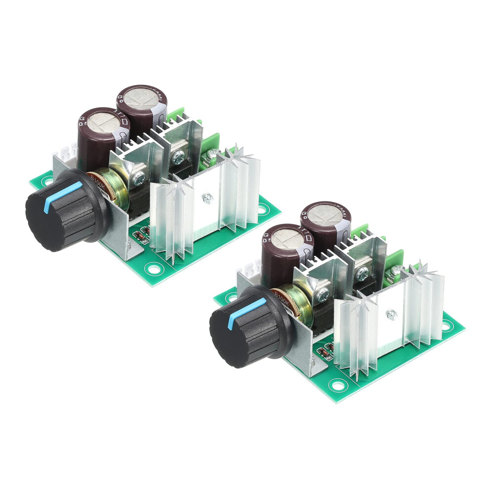 Dc Motor Speed Controller 12V-40V 10A Pwm Regulator For Dc Motors Pack Of 2, Adjustable Voltage And Current Control 6947110200392
