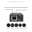 Mini fiberoptisk switch, 1000/100 Mbp SFP konverter, transceiver 5