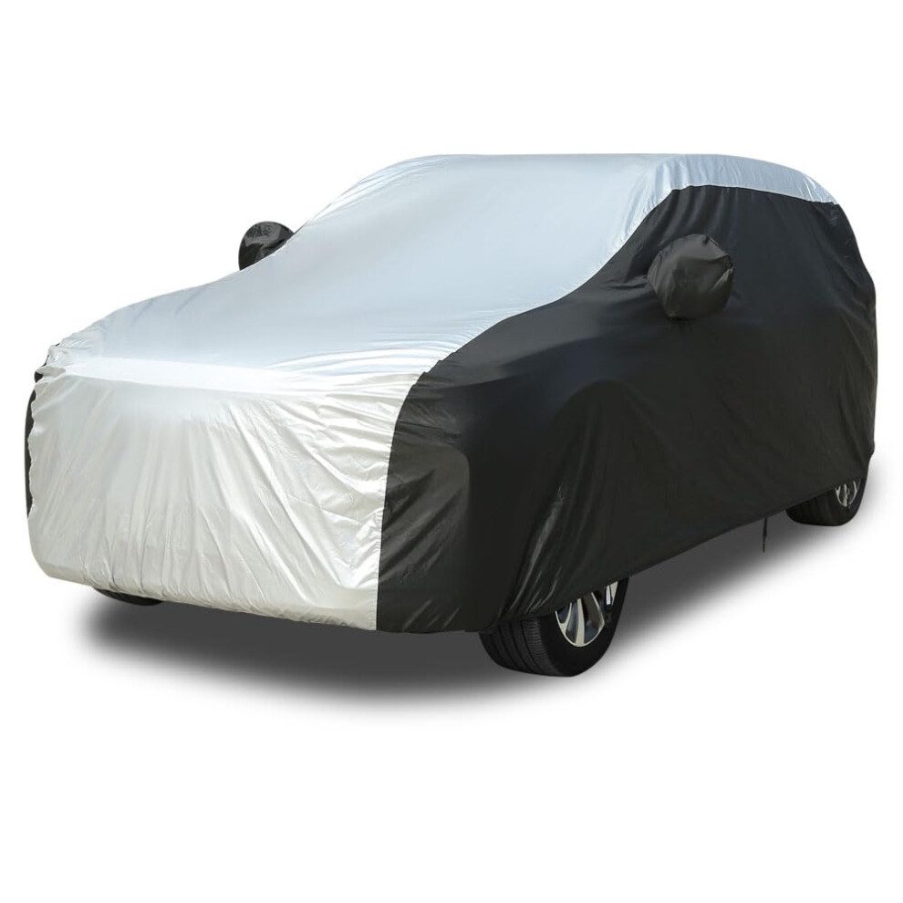 Car Cover Waterproof All Weather Suv Cover For 170"-190" Vehicles, Breathable Outdoor Protection From Sun, Snow, And Wind 6276012507095